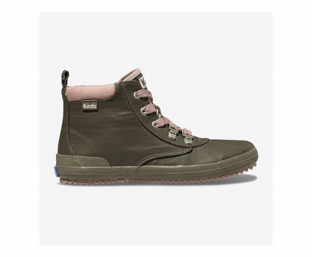 Girl Keds Cyber SCout Couted Scout Boot Olive 6359078LI - South Africa